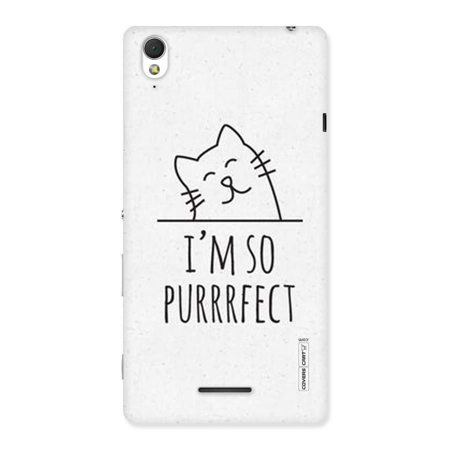 So Purrfect Back Case for Sony Xperia T3