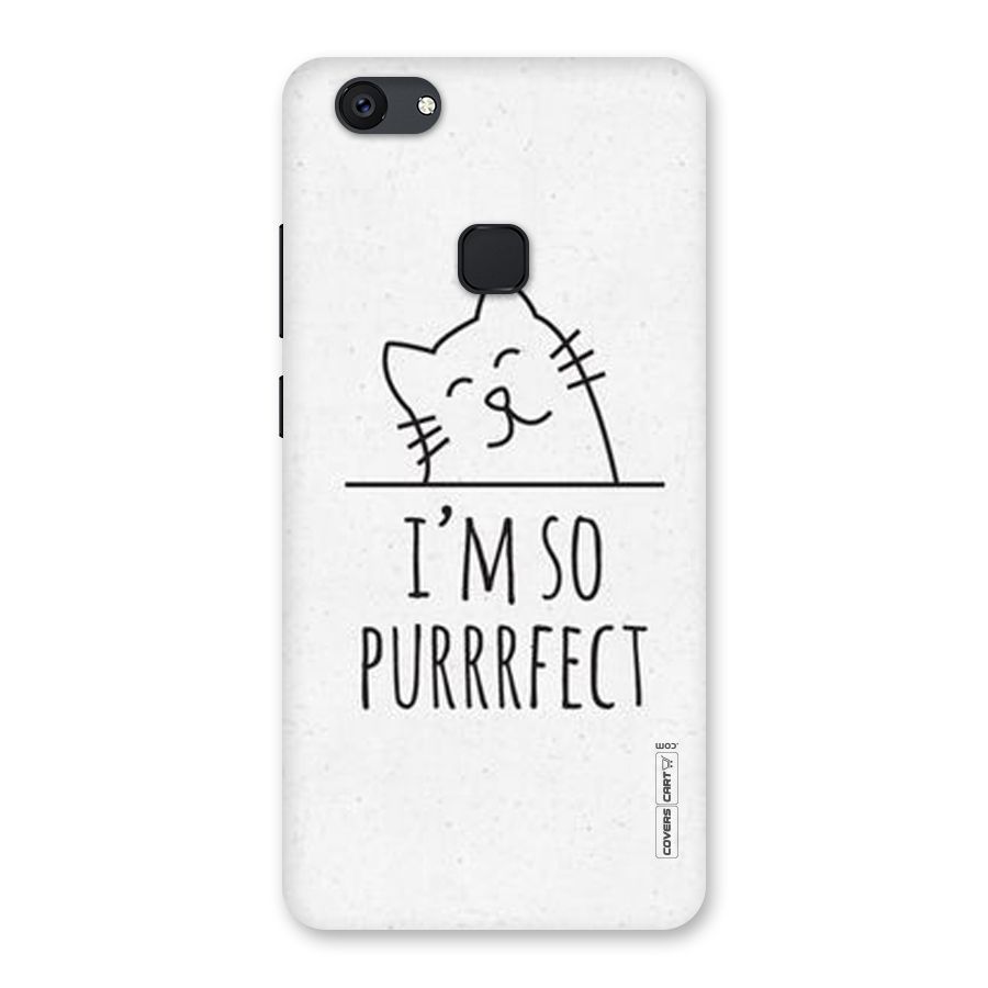 So Purrfect Back Case for Vivo V7 Plus