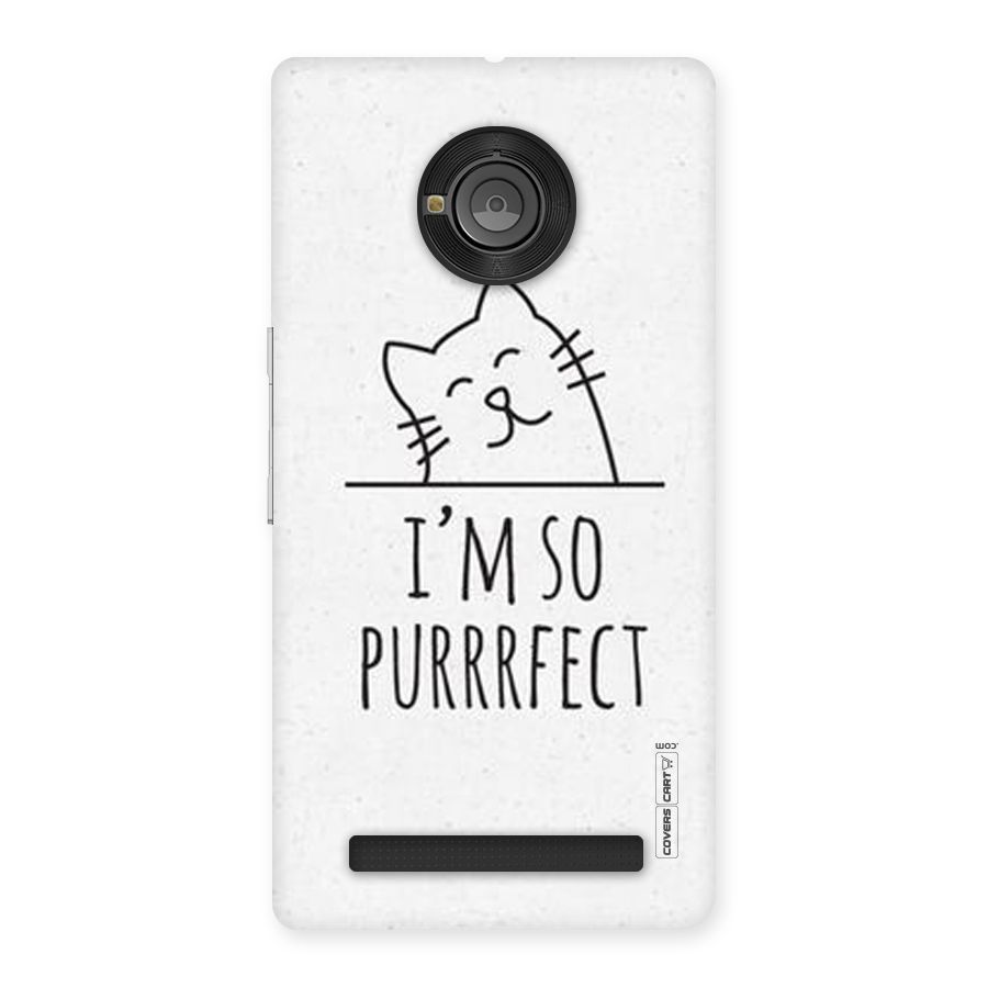 So Purrfect Back Case for Yu Yunique
