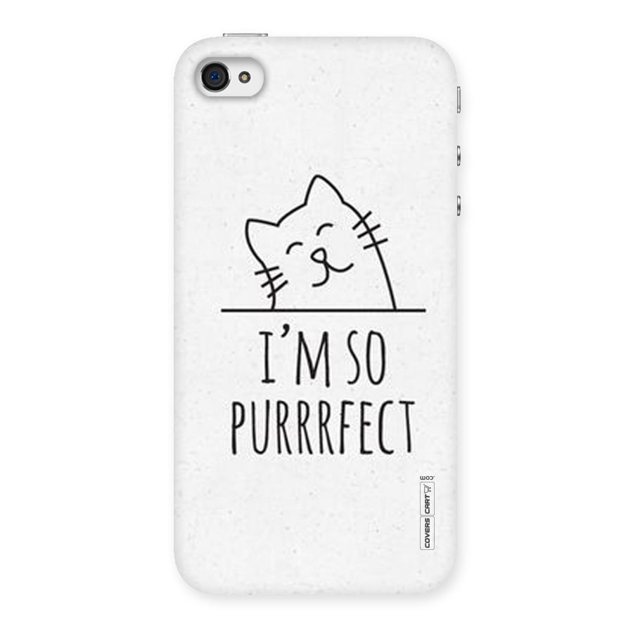 So Purrfect Back Case for iPhone 4 4s