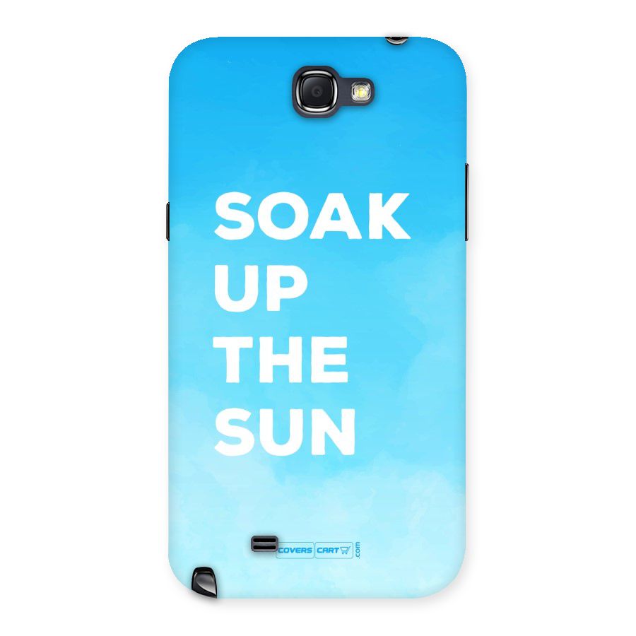 Soak Up The Sun Back Case for Galaxy Note 2