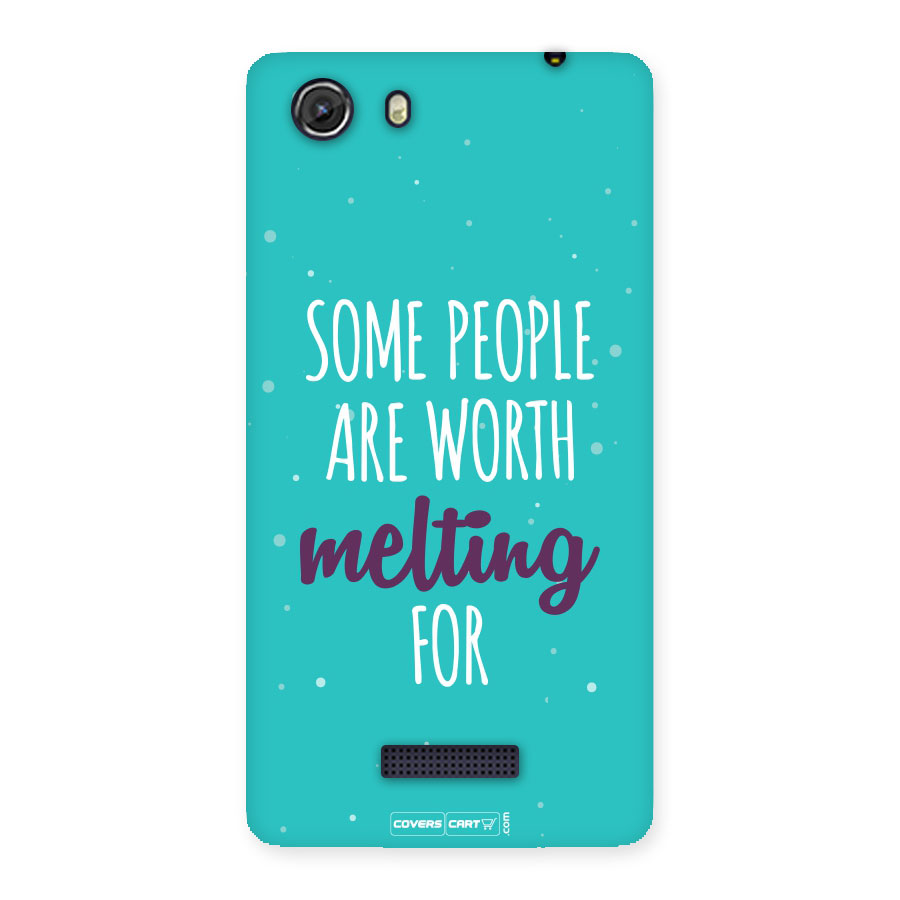 Some People Are Worth Melting For Back Case for Micromax Unite 3