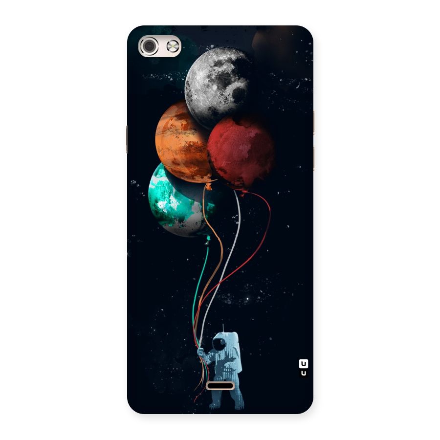 Space Balloons Back Case for Micromax Canvas Silver 5