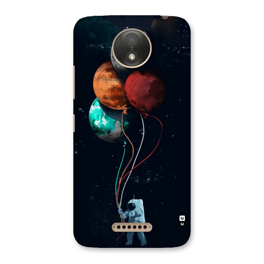 Space Balloons Back Case for Moto C Plus