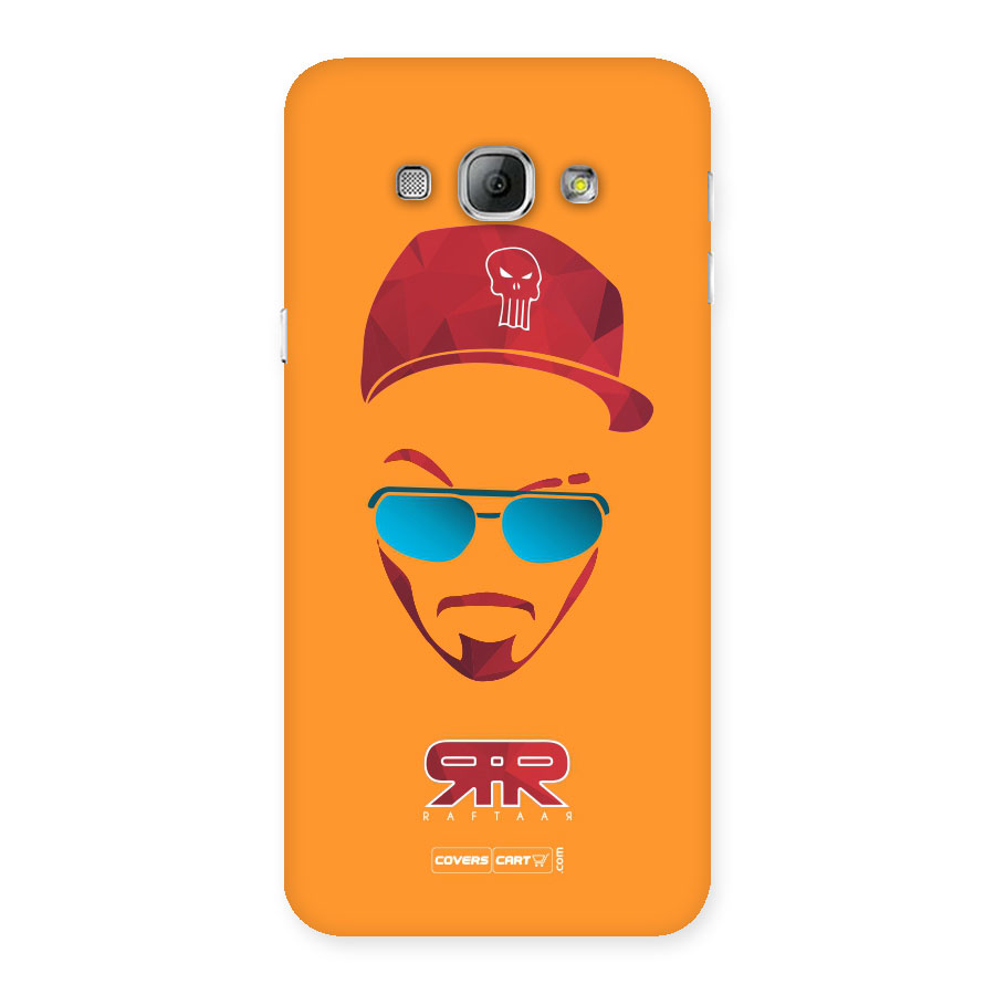 Special Raftaar Edition Orange Back Case for Galaxy A8