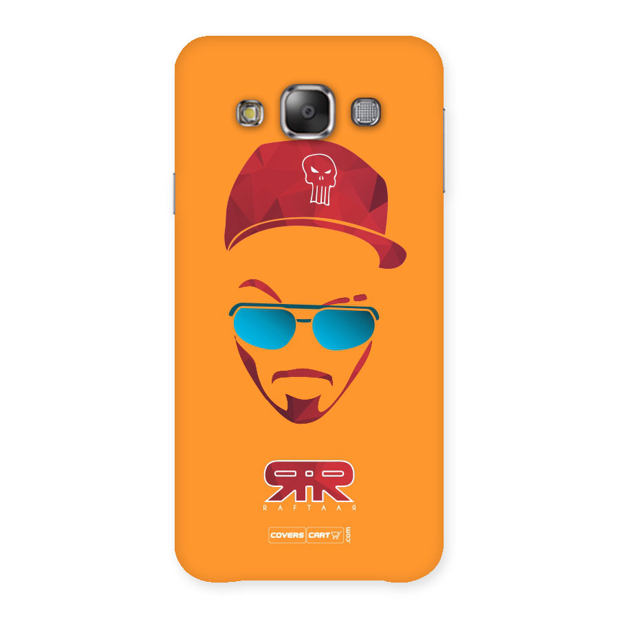 Special Raftaar Edition Orange Back Case for Galaxy E7