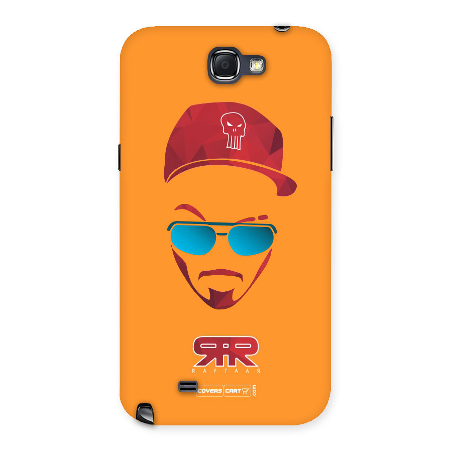 Special Raftaar Edition Orange Back Case for Galaxy Note 2