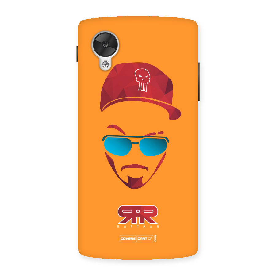 Special Raftaar Edition Orange Back Case for Google Nexus 5
