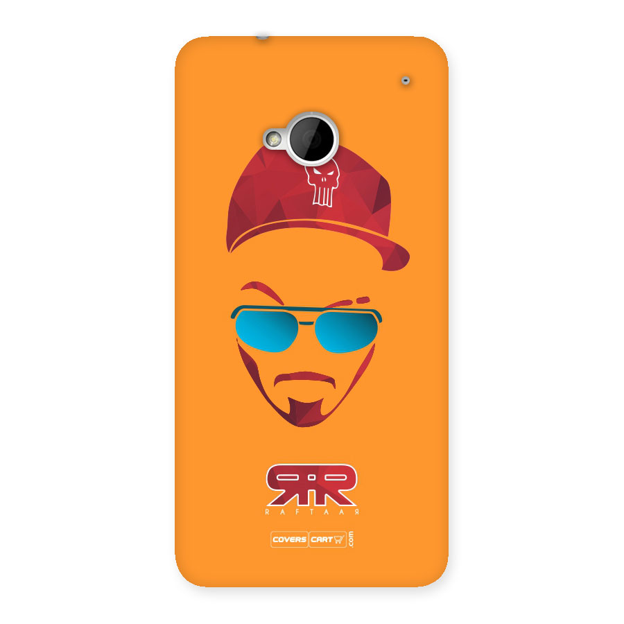 Special Raftaar Edition Orange Back Case for HTC One M7