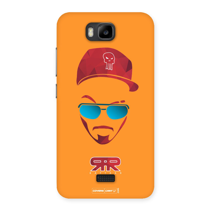 Special Raftaar Edition Orange Back Case for Honor Bee