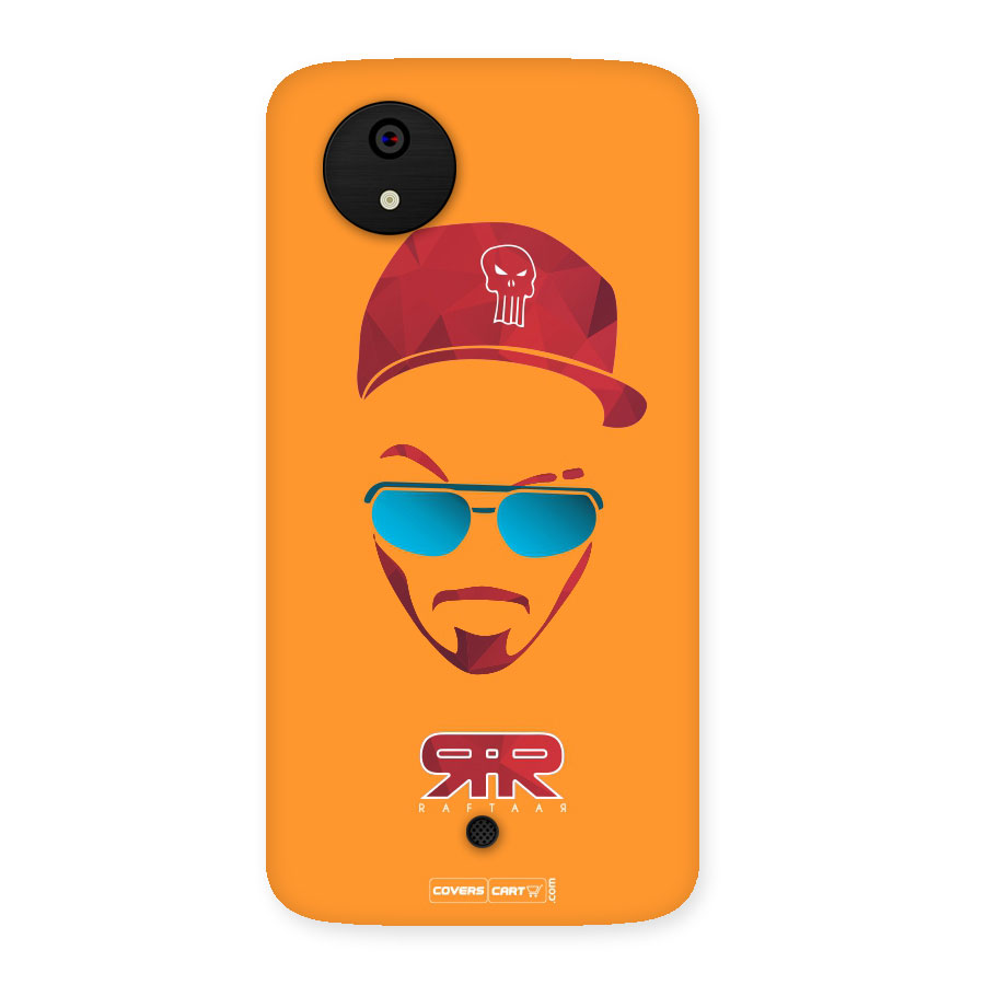 Special Raftaar Edition Orange Back Case for Micromax Canvas A1