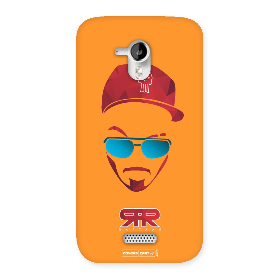 Special Raftaar Edition Orange Back Case for Micromax Canvas HD A116