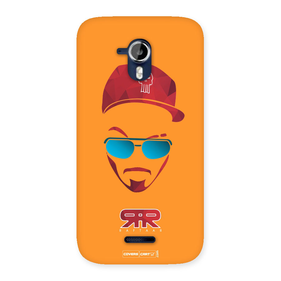 Special Raftaar Edition Orange Back Case for Micromax Canvas Magnus A117