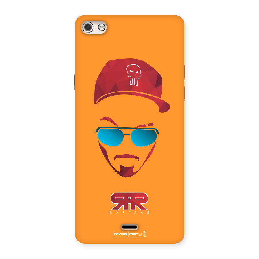 Special Raftaar Edition Orange Back Case for Micromax Canvas Silver 5