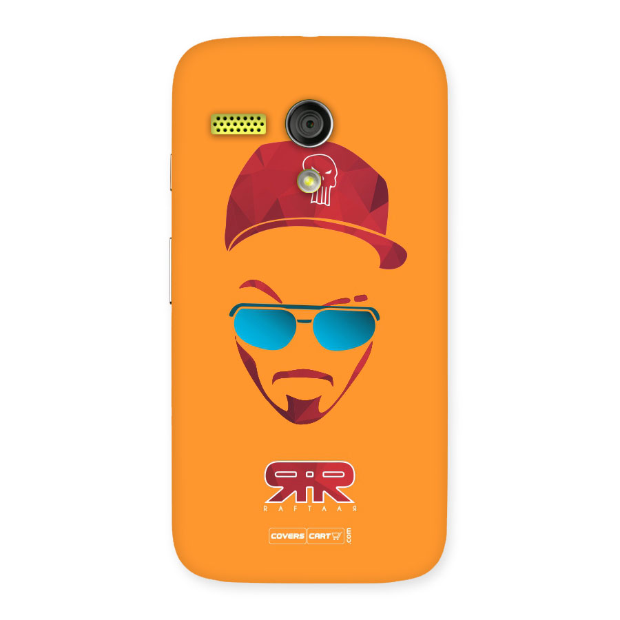 Special Raftaar Edition Orange Back Case for Moto G