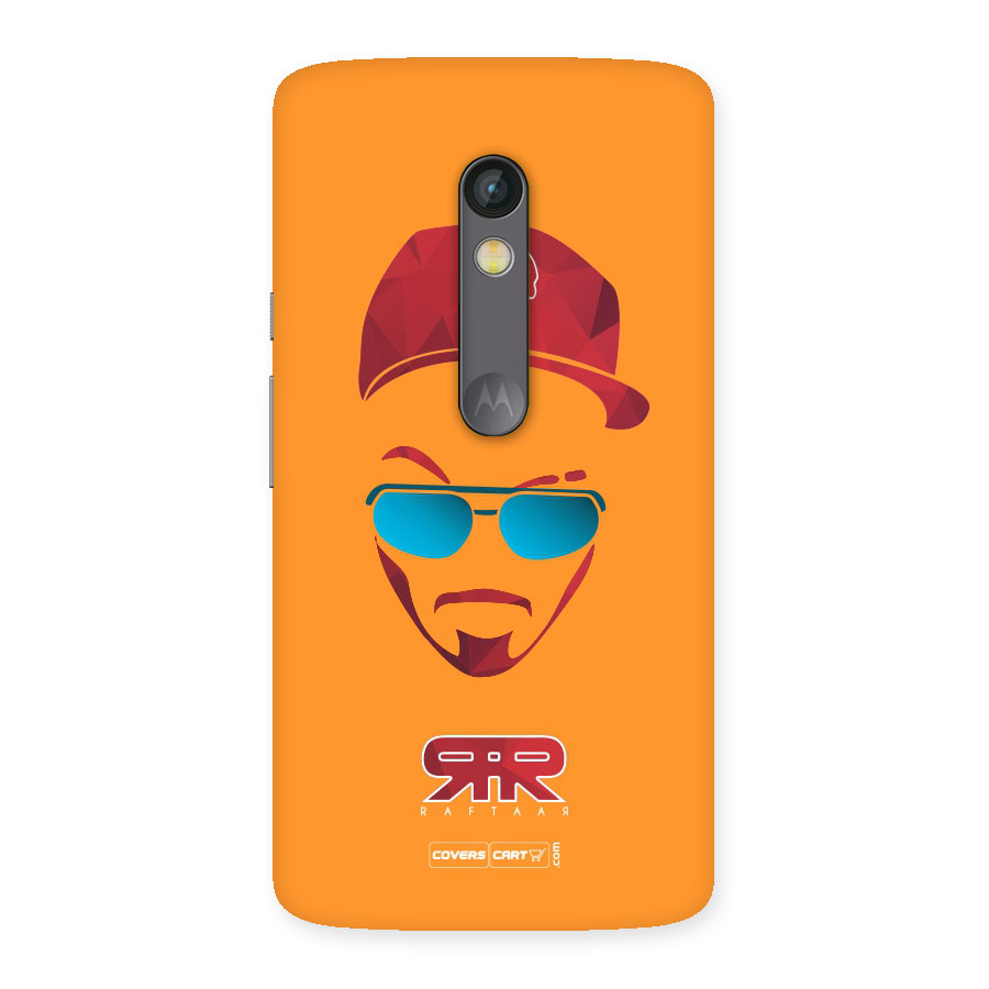 Special Raftaar Edition Orange Back Case for Moto X Play