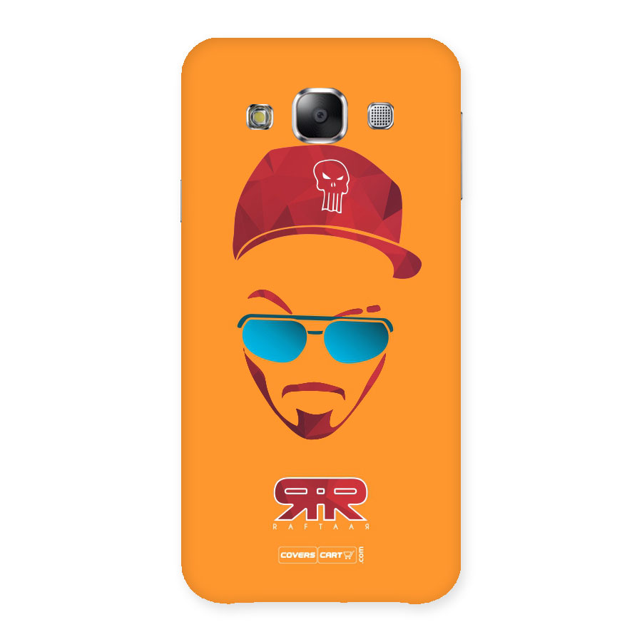 Special Raftaar Edition Orange Back Case for Samsung Galaxy E5