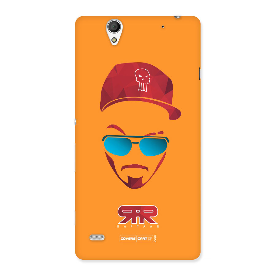 Special Raftaar Edition Orange Back Case for Sony Xperia C4