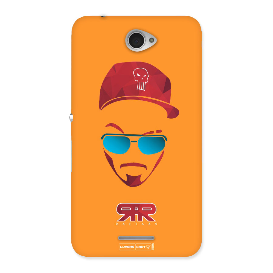 Special Raftaar Edition Orange Back Case for Sony Xperia E4