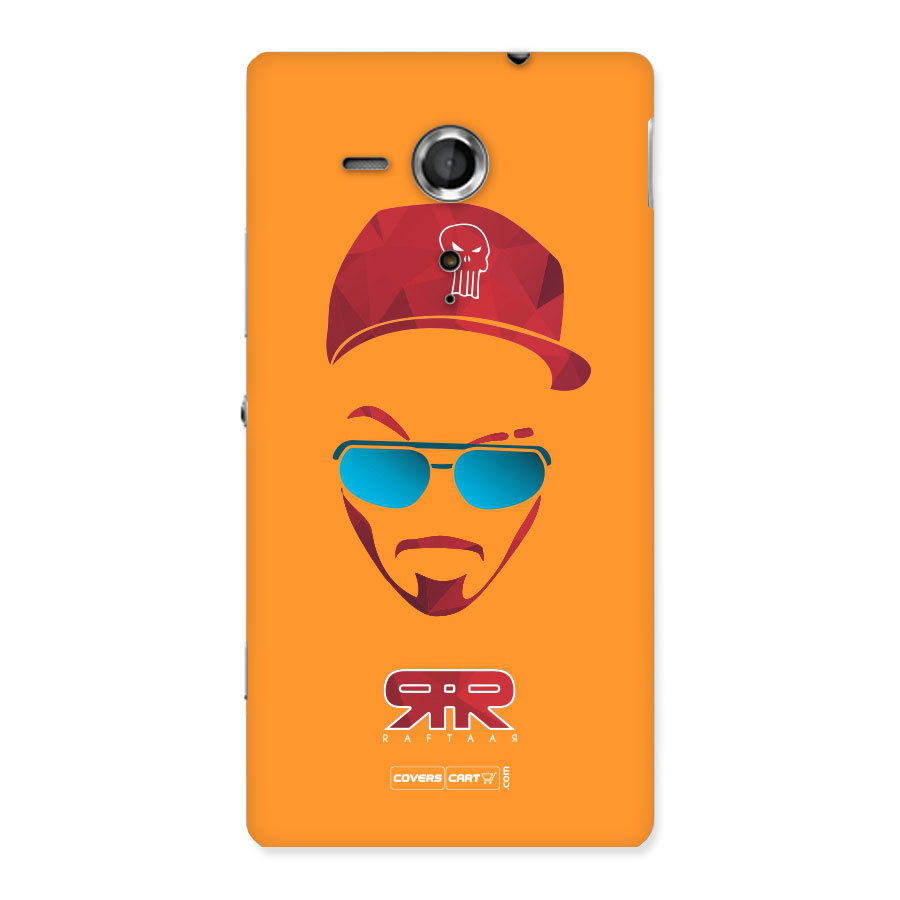Special Raftaar Edition Orange Back Case for Sony Xperia SP