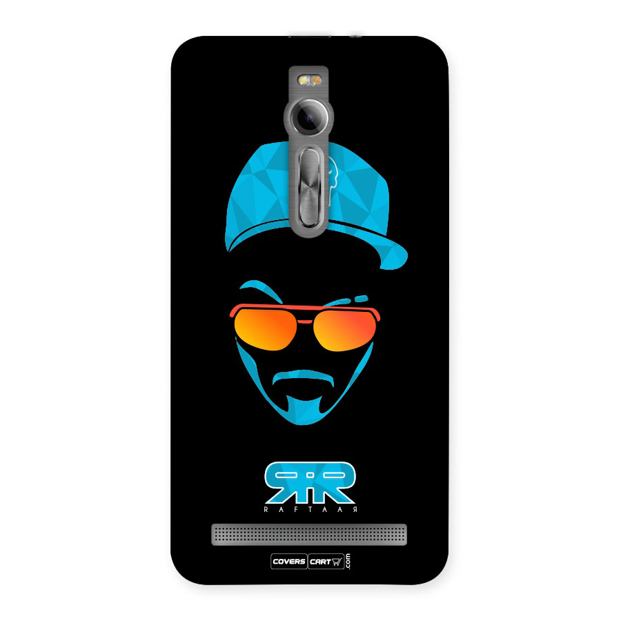 Raftaar Black and Blue Back Case for Asus Zenfone 2
