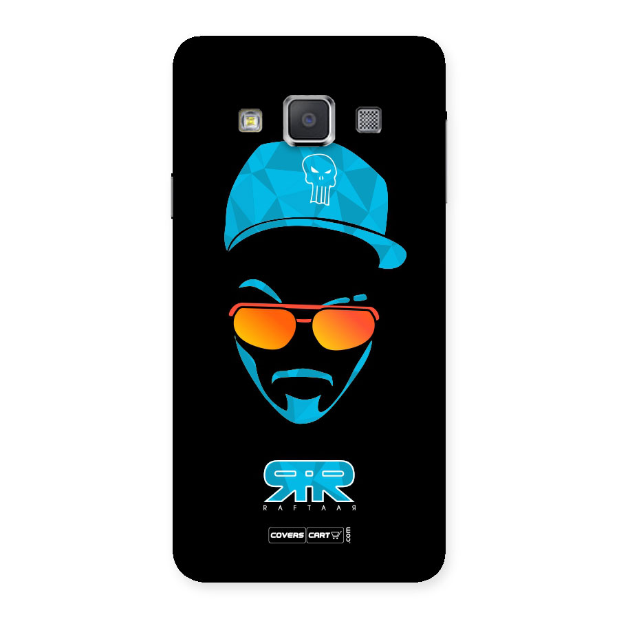 Raftaar Black and Blue Back Case for Galaxy A3