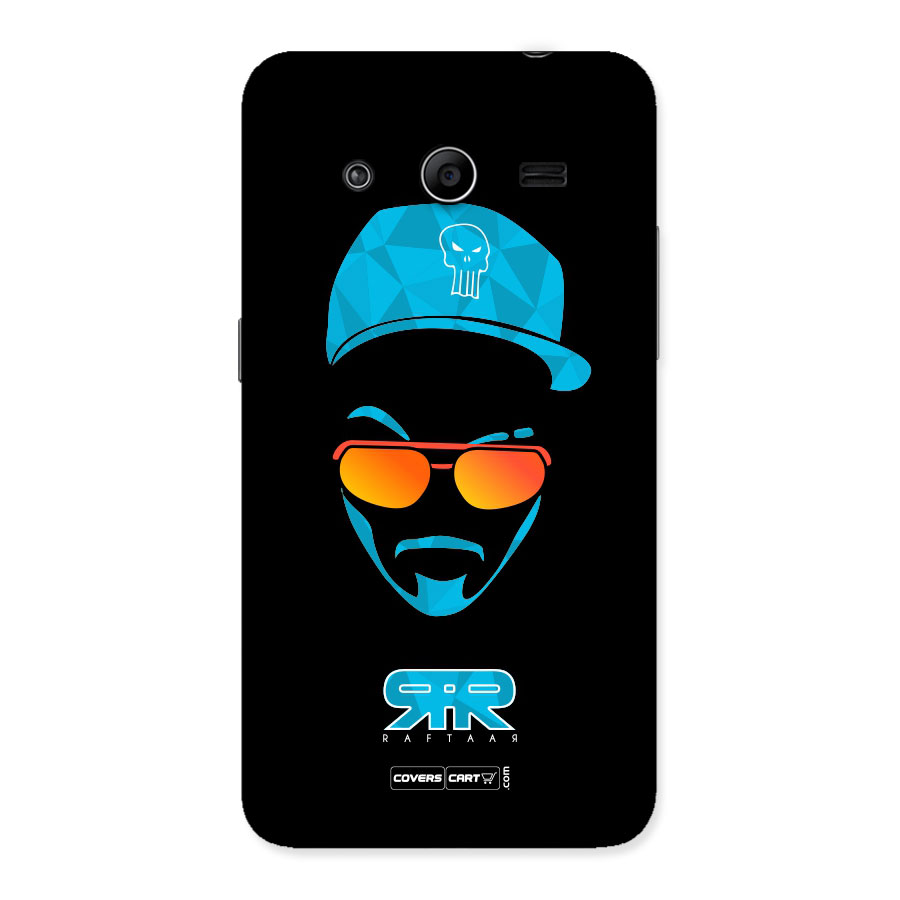 Raftaar Black and Blue Back Case for Galaxy Core 2