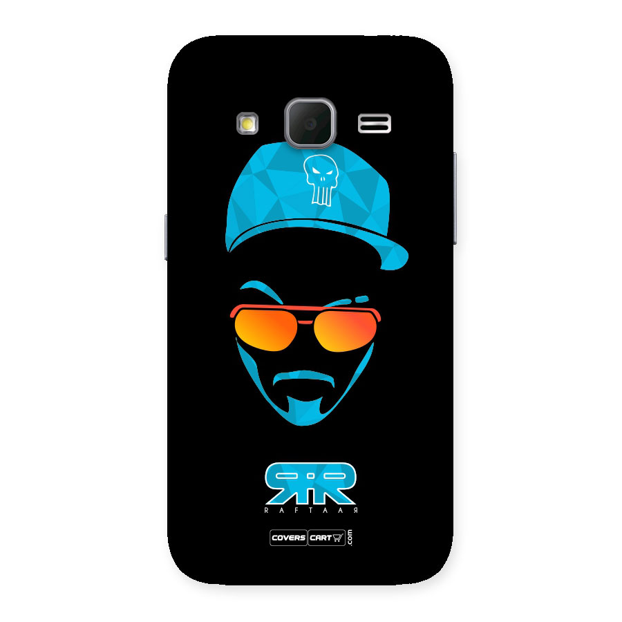 Raftaar Black and Blue Back Case for Galaxy Core Prime