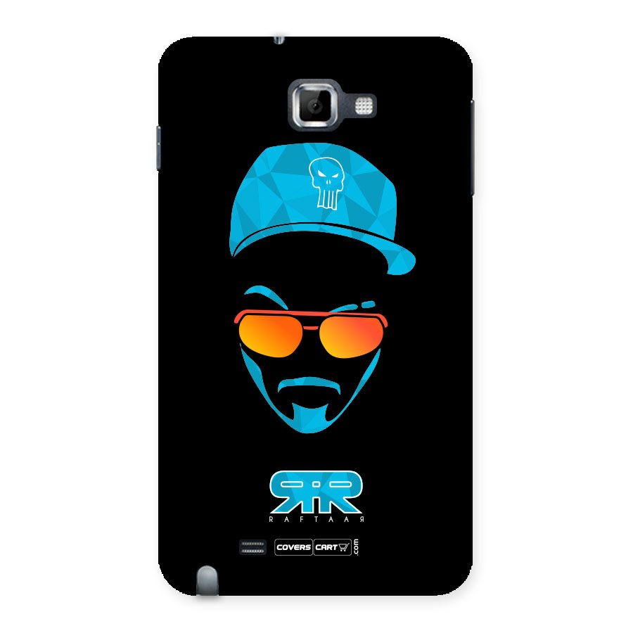 Raftaar Black and Blue Back Case for Galaxy Note