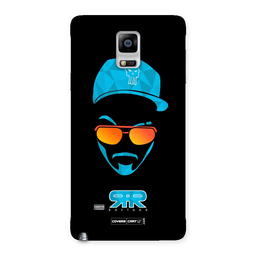 Raftaar Black and Blue Back Case for Galaxy Note 4