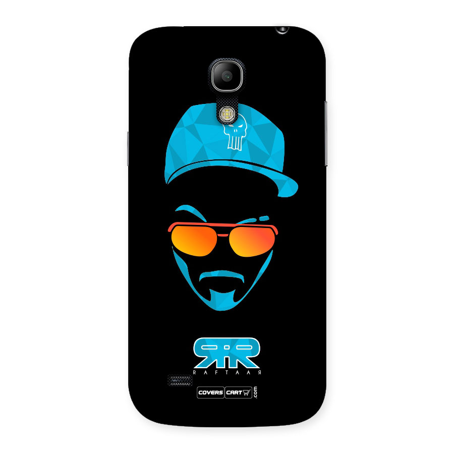 Raftaar Black and Blue Back Case for Galaxy S4 Mini