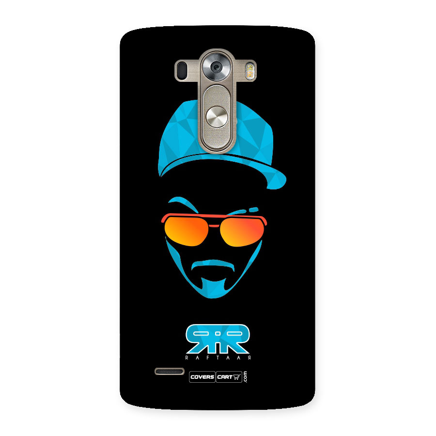 Raftaar Black and Blue Back Case for LG G3