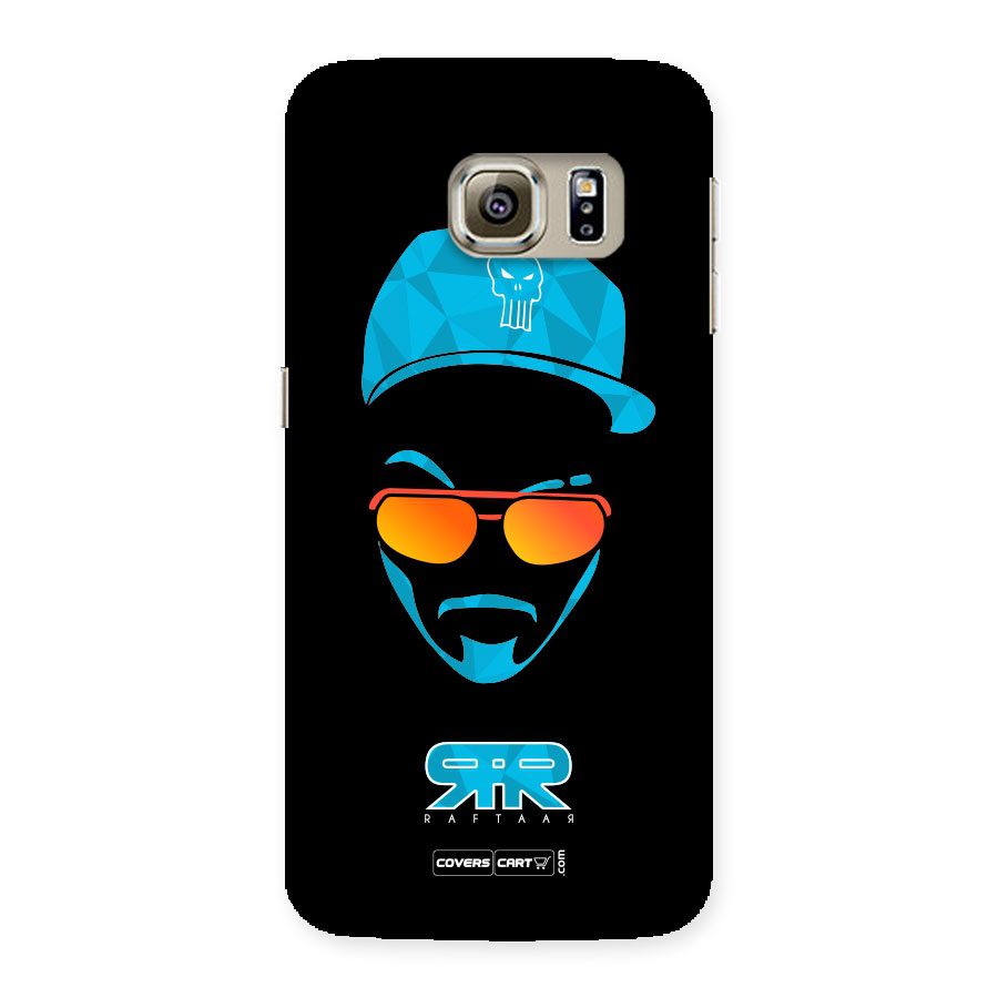 Raftaar Black and Blue Back Case for Samsung Galaxy S6 Edge