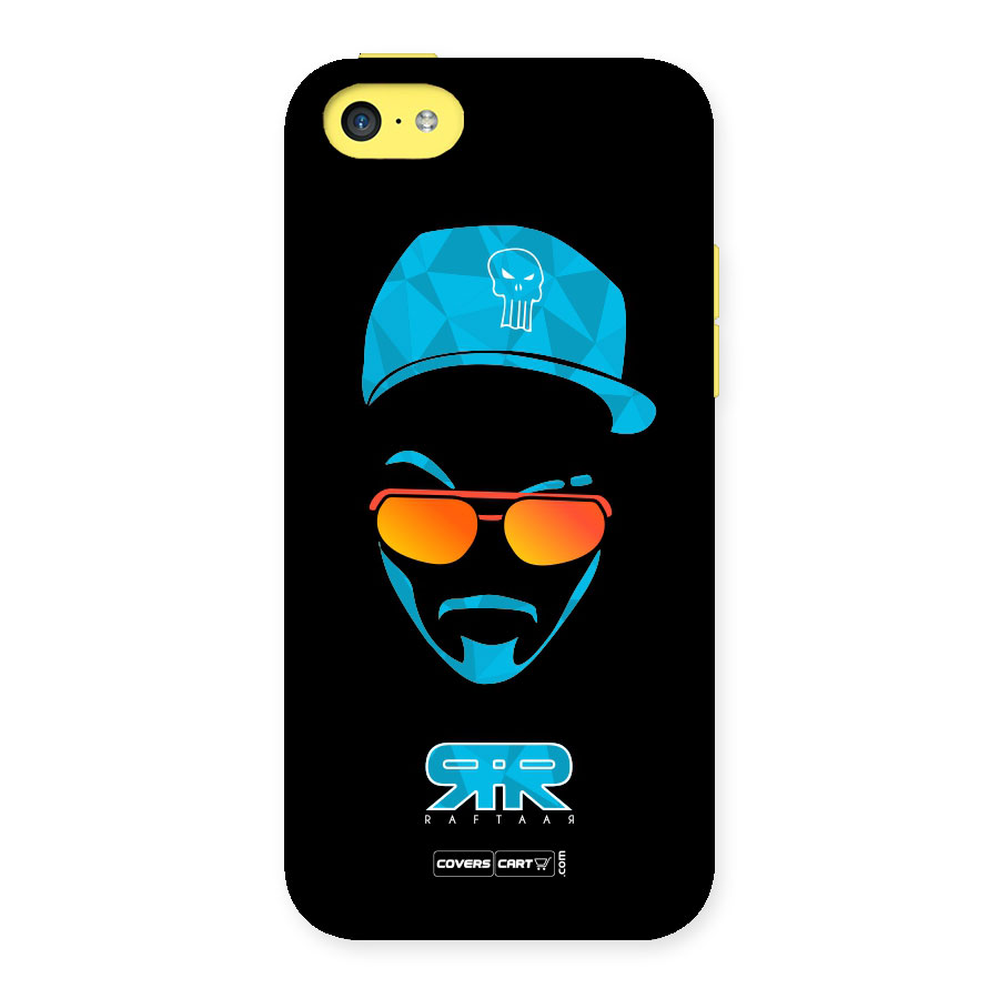 Raftaar Black and Blue Back Case for iPhone 5C