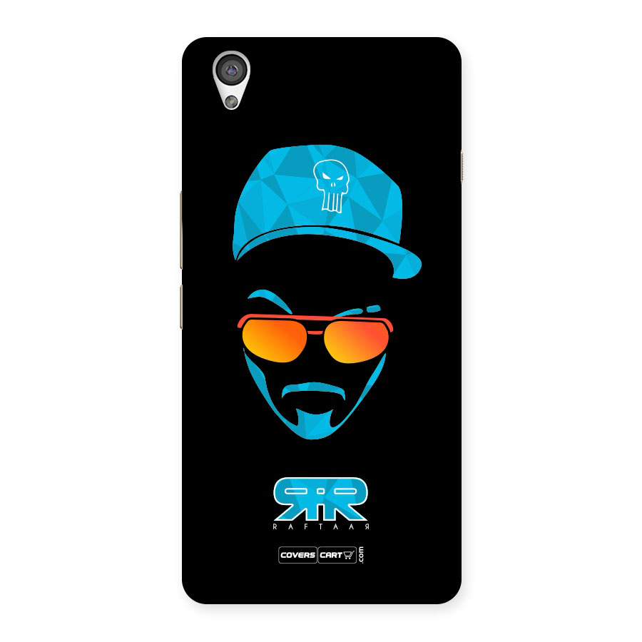 Raftaar Black and Blue Back Case for OnePlus X