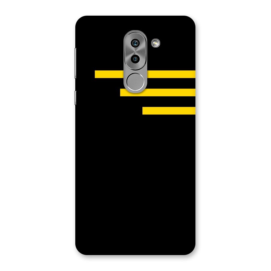 Sports Yellow Stripes Back Case for Honor 6X