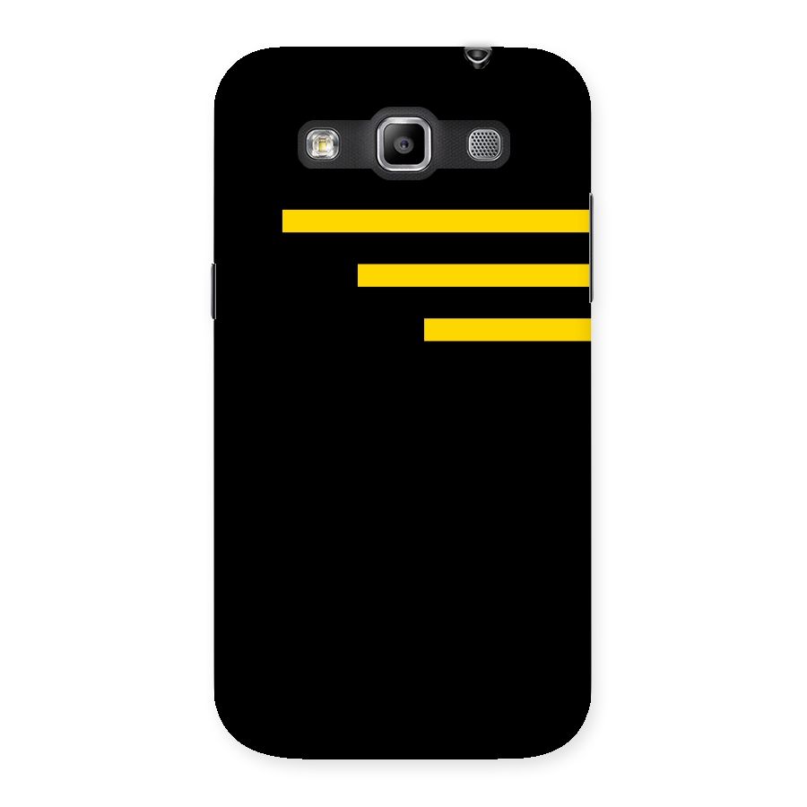 Sports Yellow Stripes Back Case for Galaxy Grand Quattro