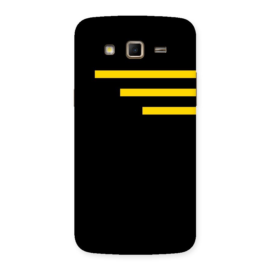 Sports Yellow Stripes Back Case for Samsung Galaxy Grand 2
