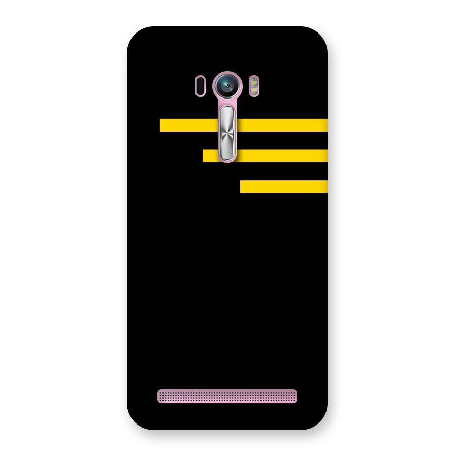 Sports Yellow Stripes Back Case for Zenfone Selfie