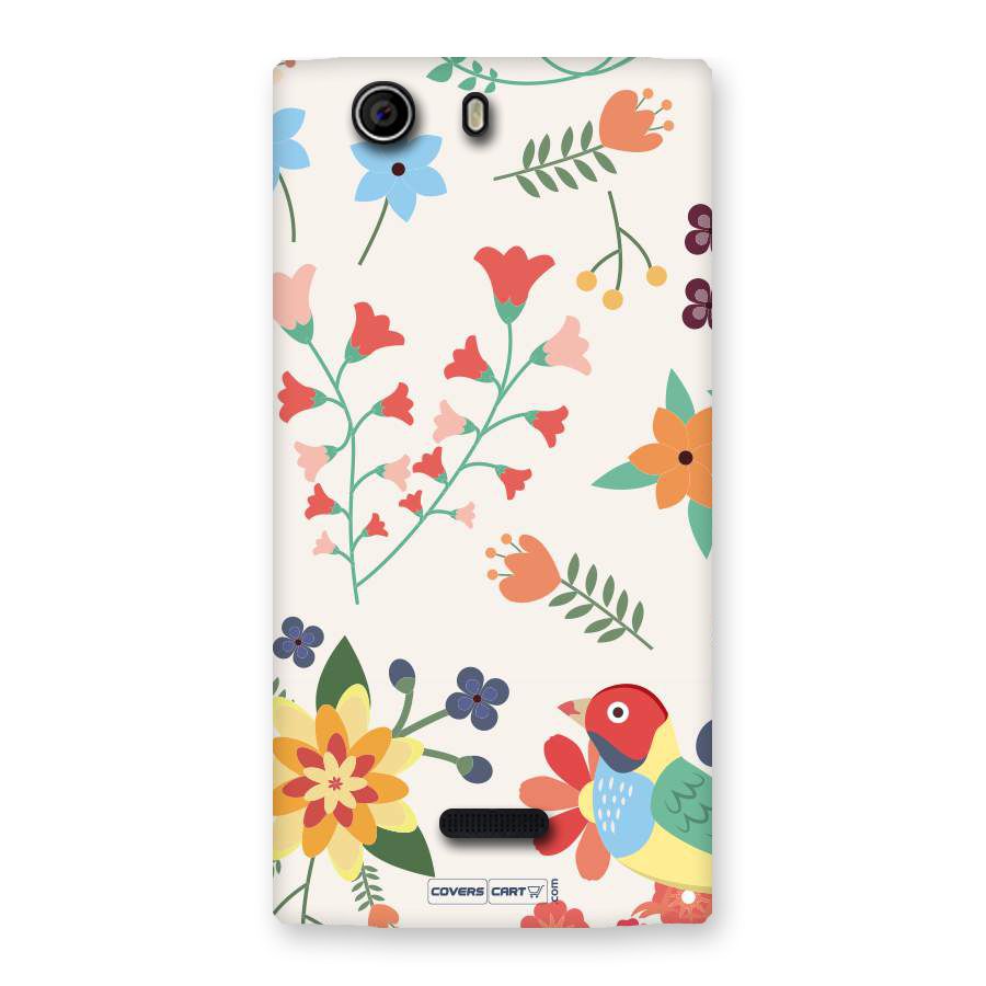 Spring Flowers Back Case for Canvas Nitro 2