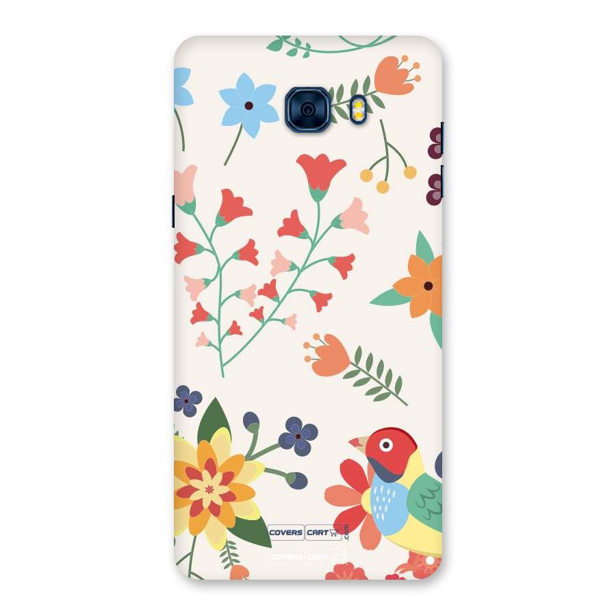 Spring Flowers Back Case for Galaxy C7 Pro