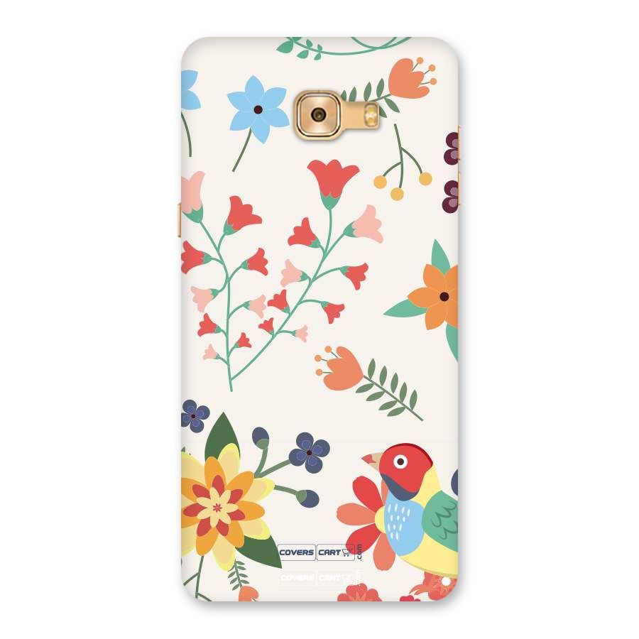 Spring Flowers Back Case for Galaxy C9 Pro