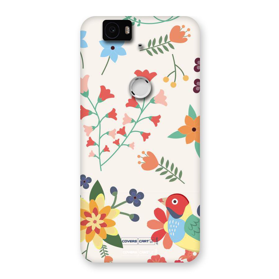 Spring Flowers Back Case for Google Nexus 6P