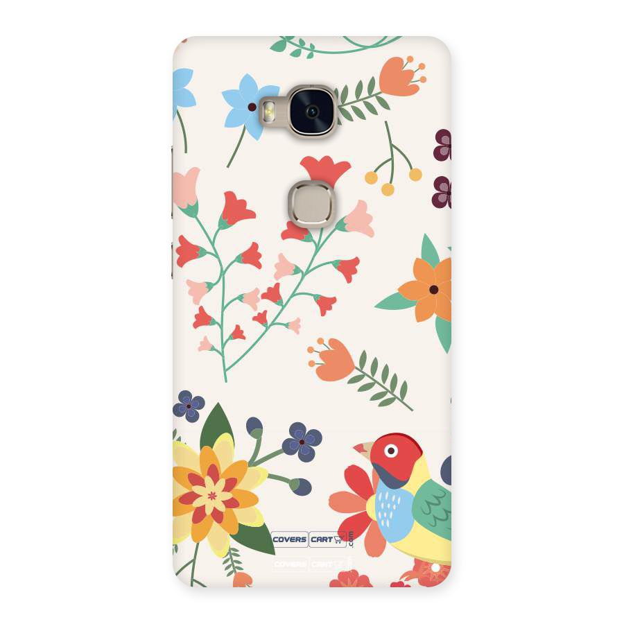 Spring Flowers Back Case for Huawei Honor 5X