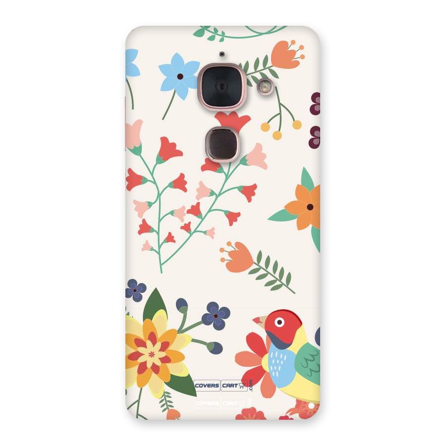 Spring Flowers Back Case for Le Max 2