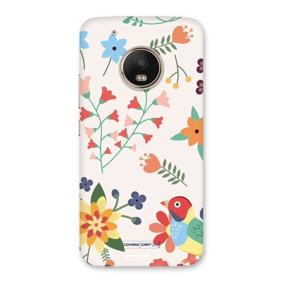 Spring Flowers Back Case for Moto G5 Plus