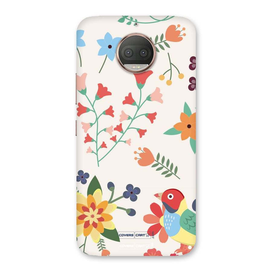 Spring Flowers Back Case for Moto G5s Plus