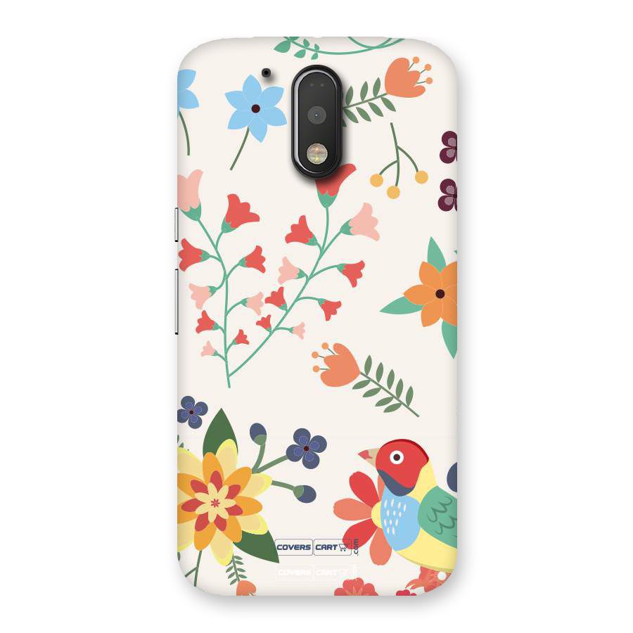 Spring Flowers Back Case for Motorola Moto G4