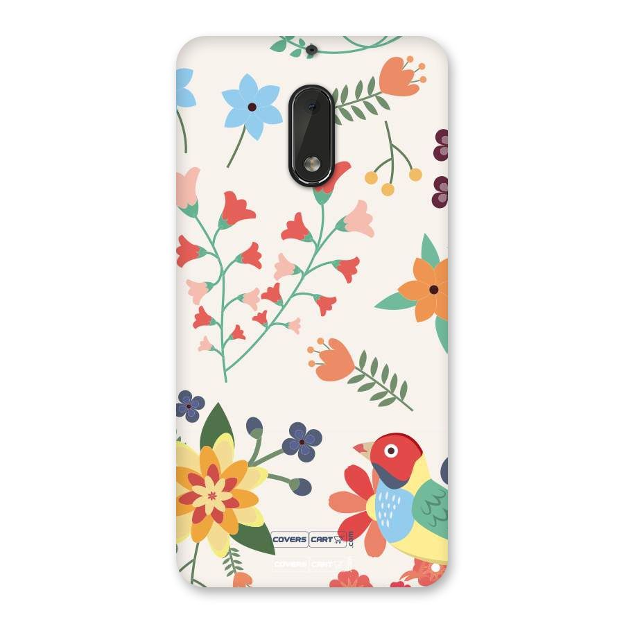 Spring Flowers Back Case for Nokia 6