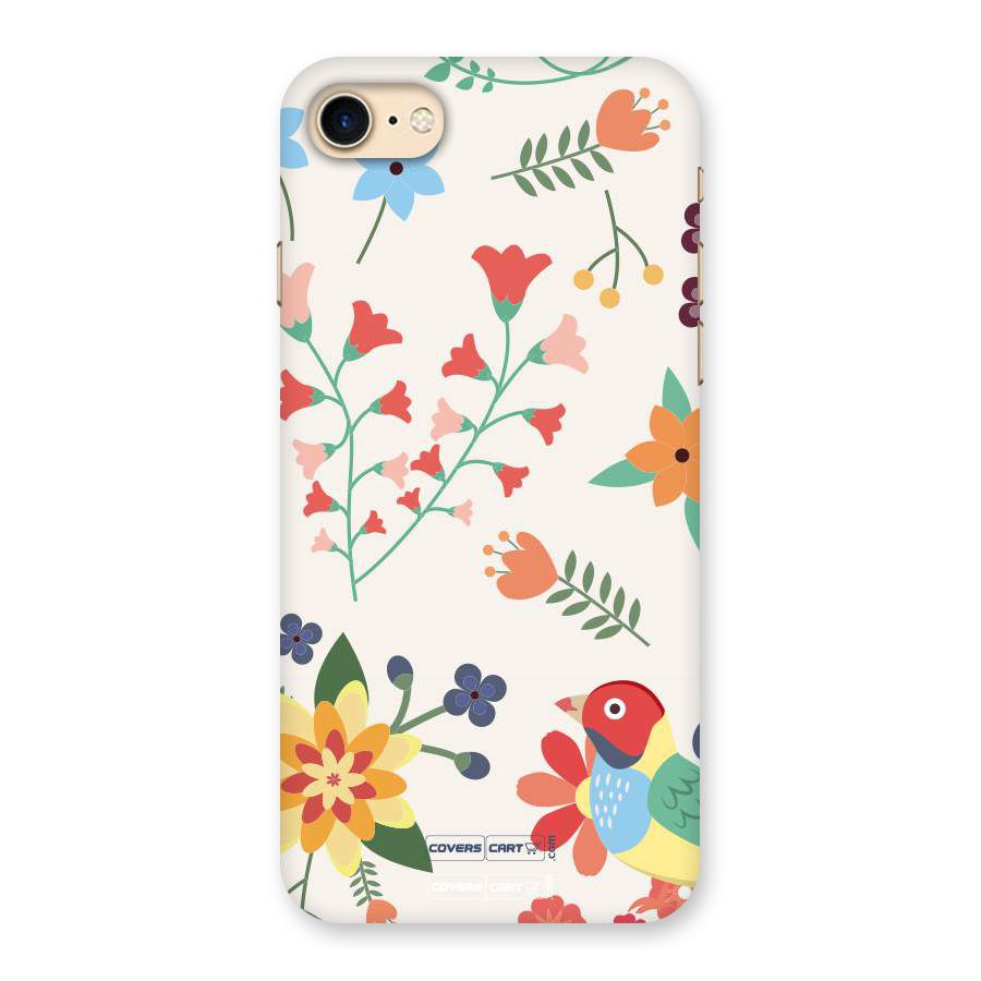 Spring Flowers Back Case for iPhone 7